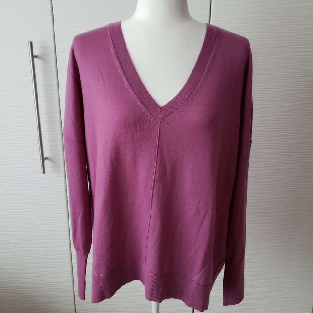 Merino Wool Banana Republic V-Neck Sweater
